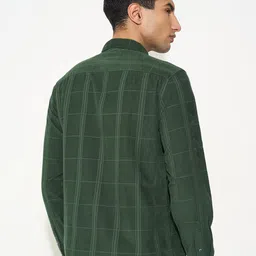 Peregrine by Pantaloons Men Windowpane Checks Checked Casual Shirt image 3