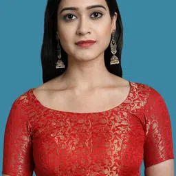 yourwish Embellished Zari Silk Cotton Gadwal Saree image 3