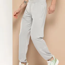 Alcis Men Brand Logo Detail Mid-Rise Drytech Training Joggers-picture-30