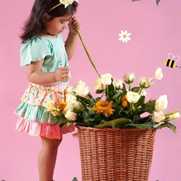 TIDY SLEEP Print Ruffles Cotton Top-picture-37
