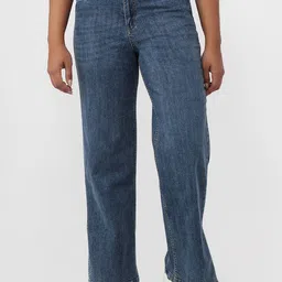 Kraus Jeans Women Wide Leg High-Rise Light Fade Jeans-picture-38