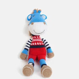 Blue Giraffe Cotton Soft Toy Soft Toys and Dolls image 2
