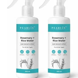 Pearlix Be Natural Set Of 2 Rosemary & Rice Water Hair Growth Spray - 200 ml Each-picture-29