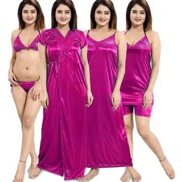 ONMS Women Solid Nightdress-image-32