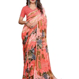 Moda Rapido Floral Print Saree-picture-28