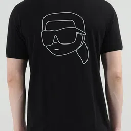 Karl Lagerfeld Men Graphic Printed Polo Collar Cotton T-shirt-picture-25
