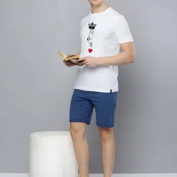 KAIDO Men Graphic Printed Round Neck Cotton T-shirt image 5