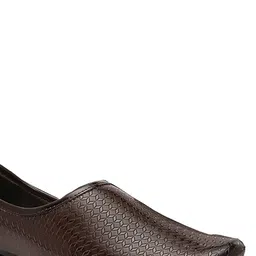Vellinto VELOS Men Textured Pointed Toe Mojaris image 2