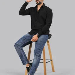 KHUSHI CREATION Men Original Opaque Casual Shirt image 5