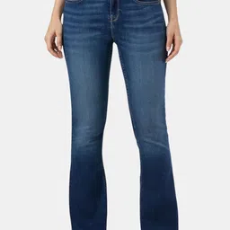 Pepe Jeans Women Wide Leg Mid-Rise Light Fade Stretchable Jeans-picture-28