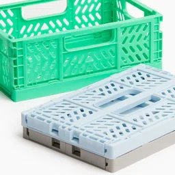 H&M Beige-Coloured Foldable Storage Crate image 2