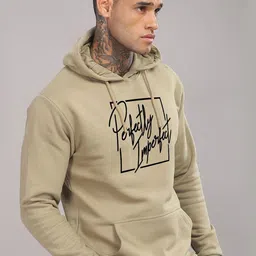 ADRO Men Printed Hooded Sweatshirt image 3