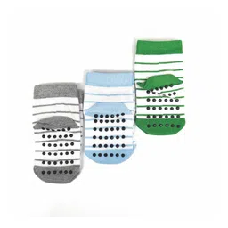Nuluv Infant Boys Pack Of 3 Printed Ankle Length Socks image 2