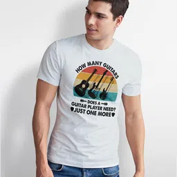 Seekbuylove Graphic Printed Round Neck Bio Finish Pure Cotton T-shirt image 5