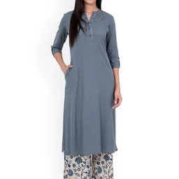 Neemiya Women Floral Regular Kurta with Palazzos-picture-16