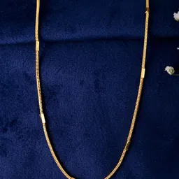 DIVASTRI Gold-Plated Stainless Steel Pipe Chain-image-16