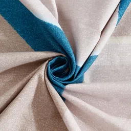 Myntra Elegant Homes Beige & White Geometric 300 TC King Bedsheet with 2 Pillow Covers image 5