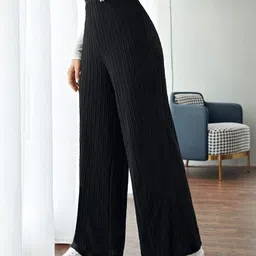 SZN Women Relaxed High-Rise Trousers image 3
