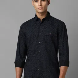 Louis Philippe Sport Men Spread Collar Micro Ditsy Printed Cotton Slim Fit Casual Shirt-picture-41