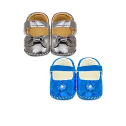 NESKA MODA Girls Black Cotton Booties-picture-34