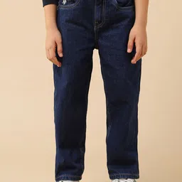 U.S. Polo Assn. Kids Boys Relaxed Fit Mid-Rise Jeans-picture-38