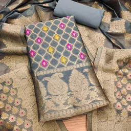 Rangtulika Ethnics Unstitched Dress Material-picture-29