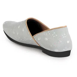 FAUSTO Men Woven Design Lightweight Mojaris image 2