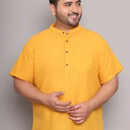 Enchanted Drapes Mandarin Collar Cotton Straight Kurta-picture-37