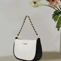 Carlton London Colourblocked Half Moon Handheld Bag-picture-36