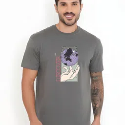 KaamBhari Graphic Printed Round Neck Pure Cotton T-shirt-picture-44