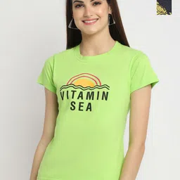 Dreambe Women Typography Printed T-shirt-picture-27