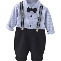 StyleCast x Revolte Boys Striped Shirt with Trousers Clothing Set-picture-28