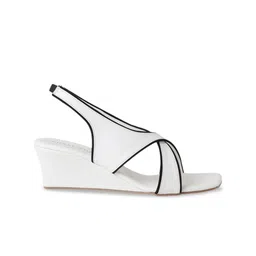 CHAAL CHALAN PU Wedge Peep Toes image 2