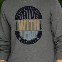 R.Code by The Roadster Life Co. Men Printed Sweatshirt image 4