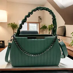 SKORPIO PU Structured Satchel with Quilted-picture-36