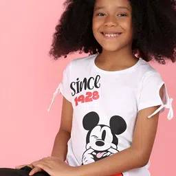 V-Mart Girls Graphic Printed Round Neck Cotton T-shirt-picture-17