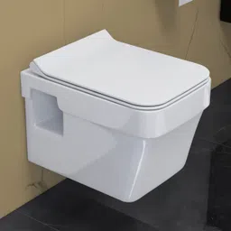 Toilet Seat- P Trap (APS-3697) Commode for Toilet/Ceramic Western Commode/Wall Hung Commode with Soft Closing Western Commode-image-11