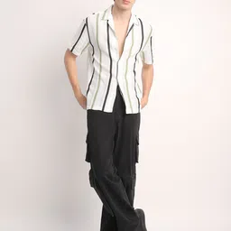 Voroxy Men Relaxed Opaque Casual Shirt image 5