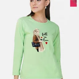 Metronaut Women 2 Printed Bio Finish Applique T-shirt-picture-33