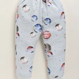 Annie Girls Printed Long Sleeves Pure Cotton Sweatshirt With Joggers image 2