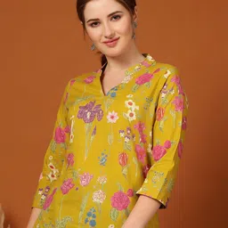 Anouk Rustic Women Cotton Floral Printed Top-image-3