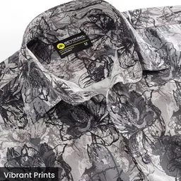 Beyoung Men Club Printed Casual Shirt image 5