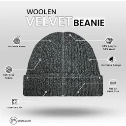 BISMAADH Unisex Beanie image 4