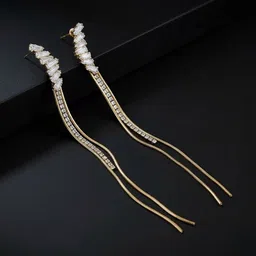 DressBerry Geometric Drop Earrings-picture-36