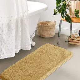 Banchmark Home Furnishings Yellow 2200 GSM Microfiber Anti-Slip High Absorbent Bath Rug-image-16