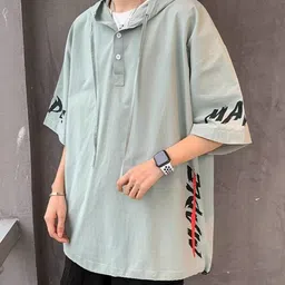 StyleCast Men Hooded Oversized T-shirt-picture-45