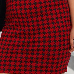 wild U Plus Size Printed Mini Pencil Skirt image 2