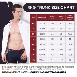 RKG Men Pack Of 5 Assorted Mid Rise Trunk image 2