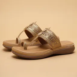 ERIDANI Women Embellished One Toe Flats-picture-34