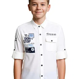 CAVIO Boys Comfort Printed Casual Shirt-picture-24